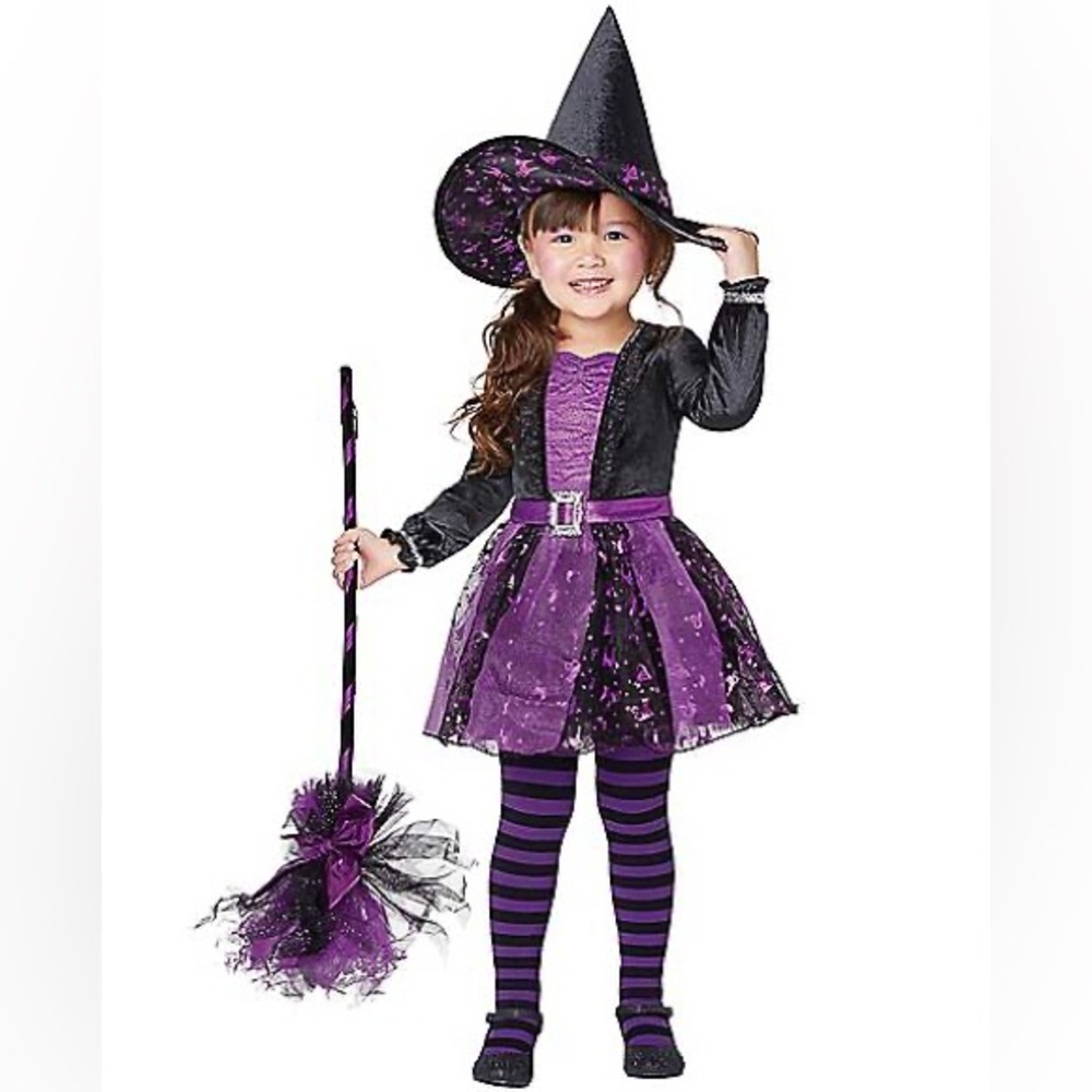 Spirit Purple and Black Witch Costume for Kids - 2T
